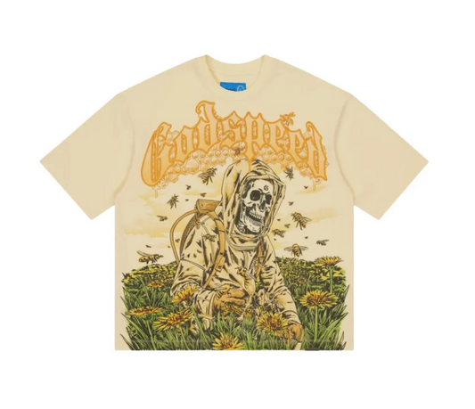 GODSPEED SAVE THE BEE TEE 'CREAM'