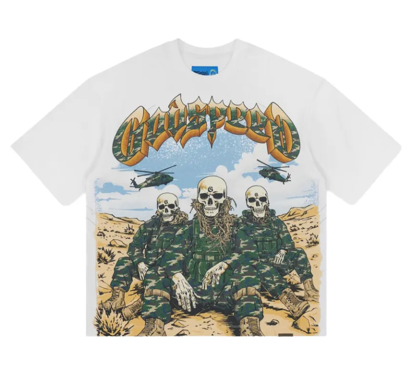 GODSPEED SQUADRON TEE 'WHITE'