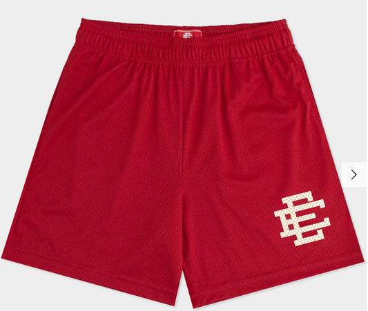 ERIC EMANUEL BASIC SHORT 'DEEP CLARET OFFWHITE'