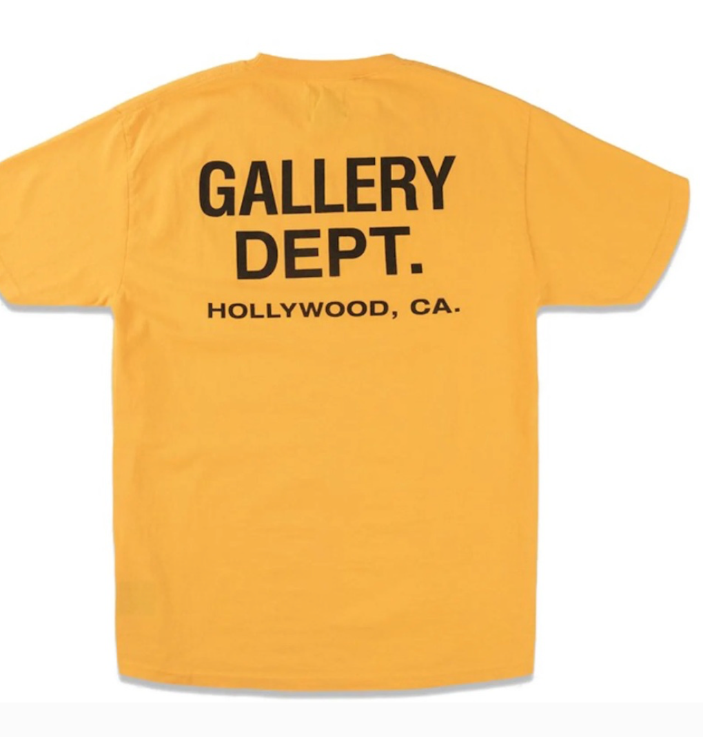 GALLERY DEPT. SOUVENIR 'YELLOW' TEE