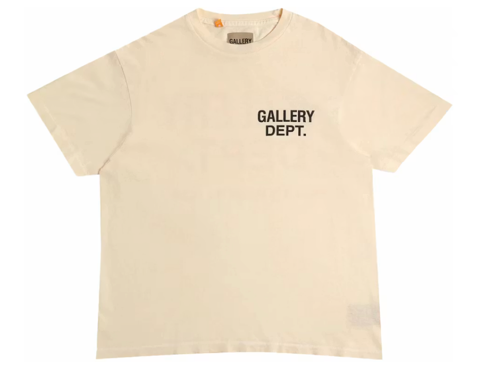 GALLERY DEPT. SOUVENIR TEE 'CREAM/ORANGE'