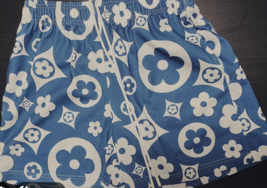 BRAVEST STUDIO SHORTS 'BLUE FLOWER SHORTS'