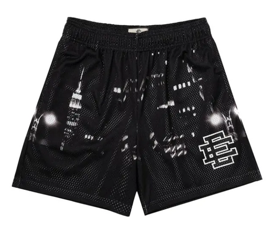 ERIC EMANUEL EE BASIC SHORTS 'BLACK SKYLINE'