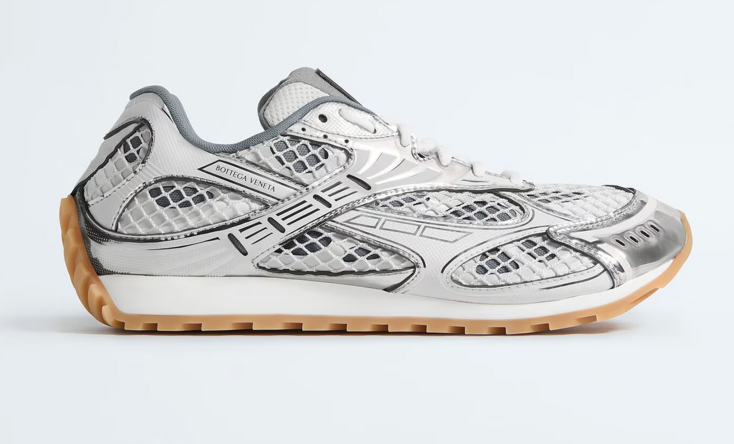BOTTEGA VENETA ORBIT 'SILVER WHITE'