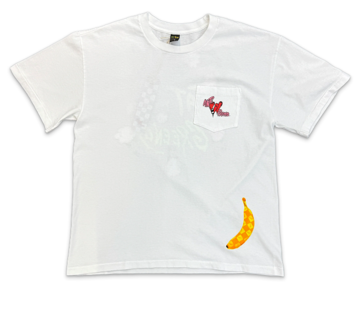 MATTY BOY ANTI PROMO EAT YOUR GREENS WHITE TEE