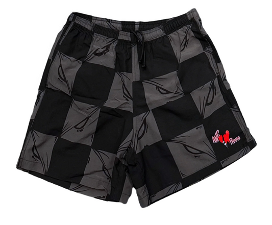 MATTY BOY ANTI PROMO 99 EYES NYLON SHORTS BLACK
