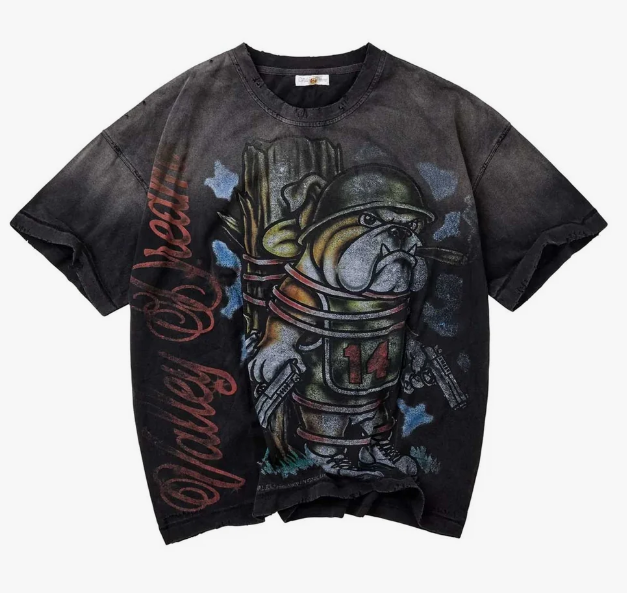 VALE FOREVER DOG OF WAR TEE BLACK