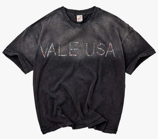 VALE FOREVER DIY VALE USA TEE BLACK