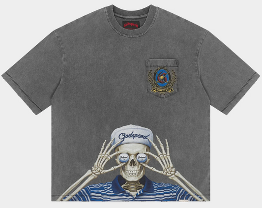 GODSPEED GOLF DAYS POCKET T-SHIRT (GREY)