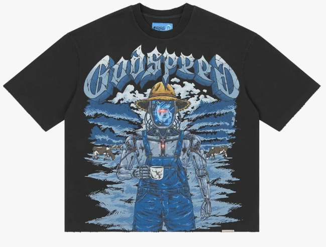 GODSPEED AURA FARM II NG TEE BLACK
