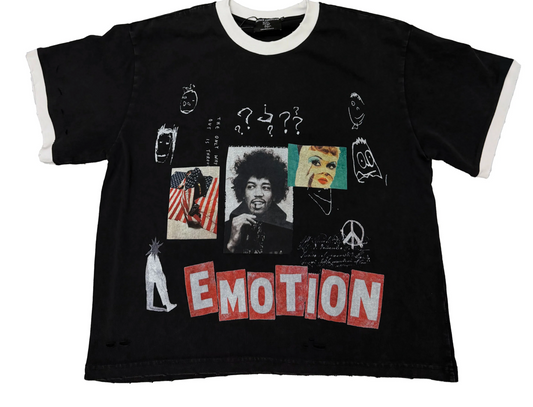 MIXED EMOTION “STATIC” TEE BLACK