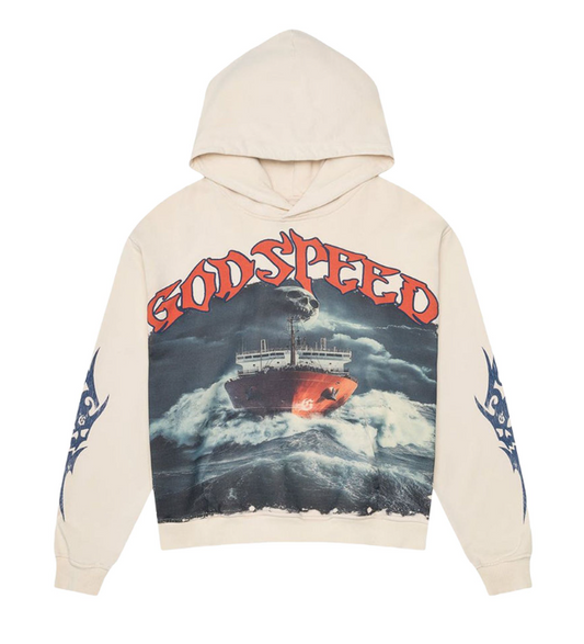 GODSPEED SEASICK CREAM HOODIE