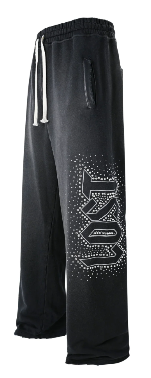 LOST INTRICACY RHINESTONE SWEATPANTS