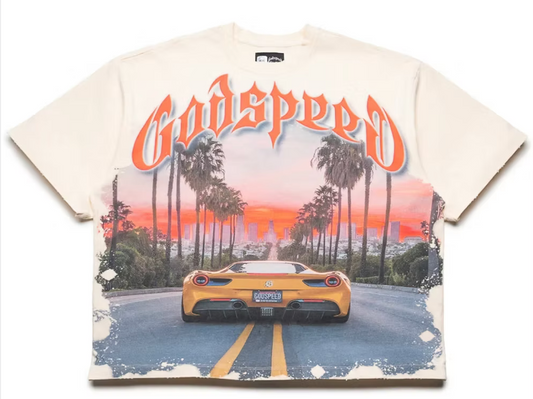 GODSPEED SUNSET BLVD TEE (BONE)