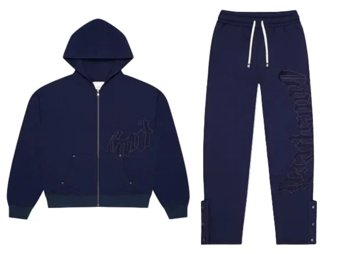 GODSPEED NAVY BLUE SWEATSUIT