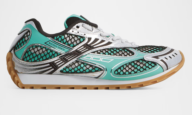 BOTTEGA VENETA GREEN OASIS ORBIT SNEAKER