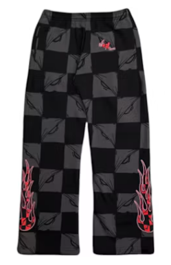 Matty Boy Anti Promo 99 Eyez Flame Sweatpants (Black/Grey)