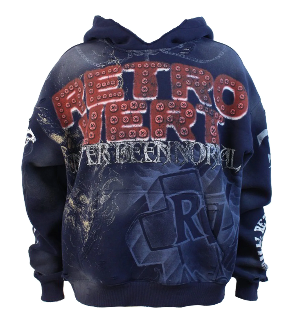 RETROVERT REAPER PULLOVER NAVY