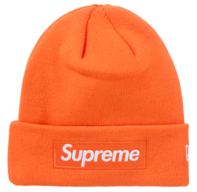 SUPREME NEW ERA BOX LOGO BEANIE DARK ORANGE (FW24)