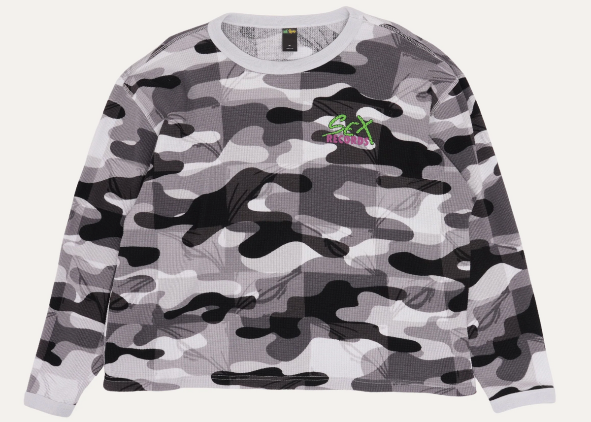 ANTI PROMO SEX RECORDS LONG SLEEVE THERMAL T-SHIRT