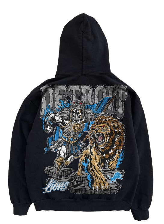 WARREN LOTAS X DETROT LIONS HOODIE