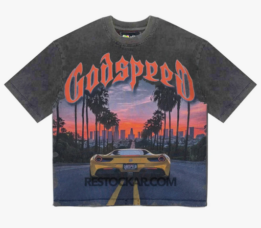 GODSPEED SUNSET BLVD TEE (GREY)