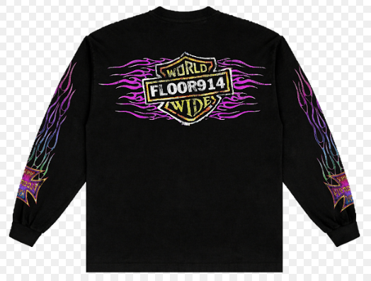 FLOOR 914 SKYSTRICKER PURPLE LONGSLEEVE