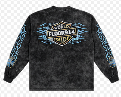 FLOOR 914 SKYSTRICKER BLUE LONGSLEEVE
