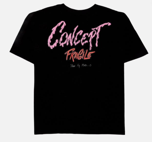 MATTY BOY ANTI PROMO CONCEPT FRAGILE LOGO T-SHIRT BLACK