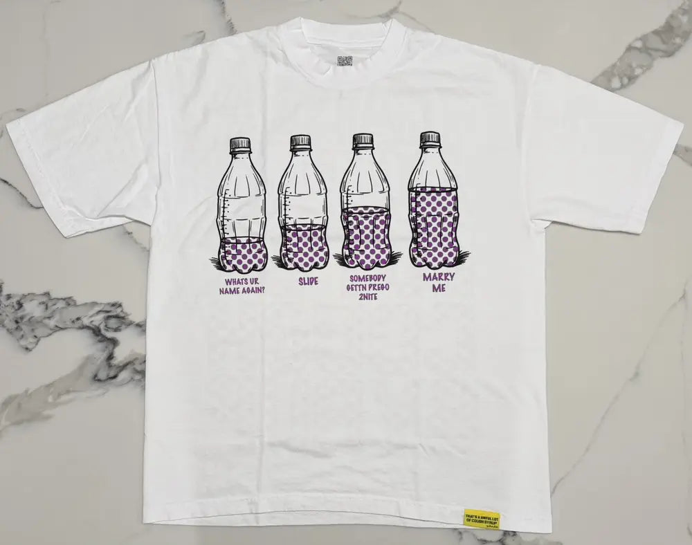THATS A AWFUL LOT OF COUGH SYRUP SODA BOTTLE
