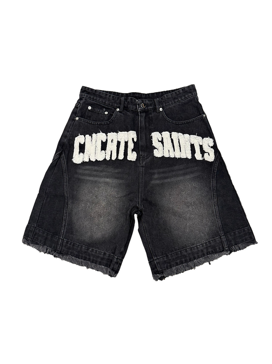 CONCRETE SAINTS JORTS "BLACK"
