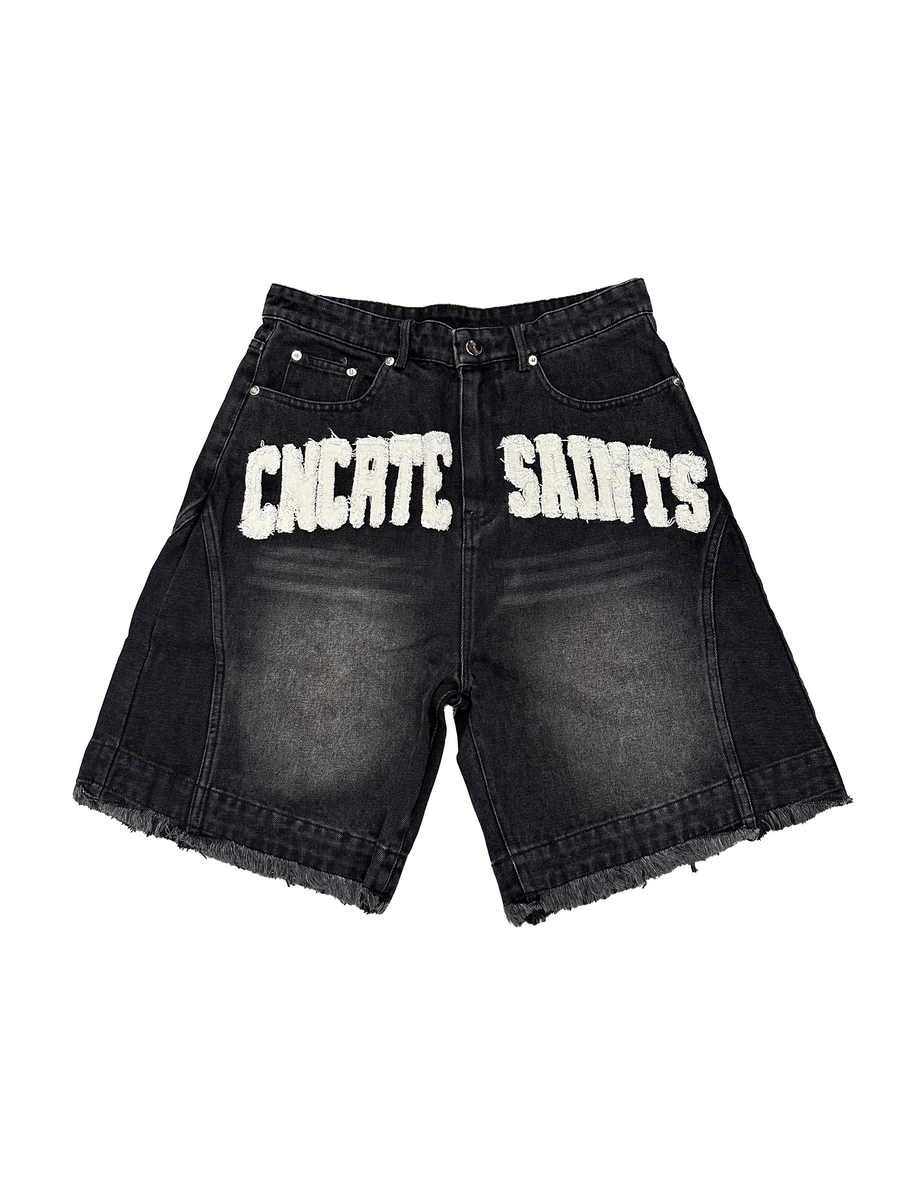 CONCRETE SAINTS JORTS "BLACK"