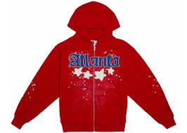 SP5DER ATLANTA RED ZIPUP
