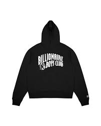 BILLIONAIRE BOYS CLUB CURSIVE LOGO HOODIE "BLACK"
