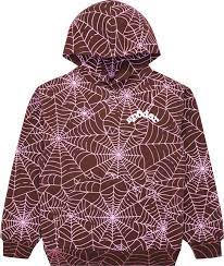 SP5DER AOP HOODIE "BROWN"