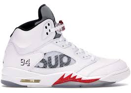 JORDAN 5 SUPREME WHITE