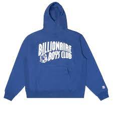 BILLIONAIRE BOYS CLUB CURSIVE LOGO HOODIE "BLUE"