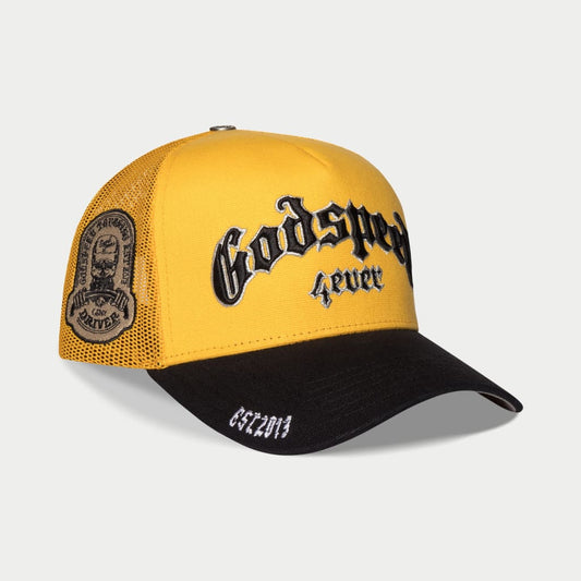 GODSPEED FOREVER TRUCKER HAT (YELLOW)