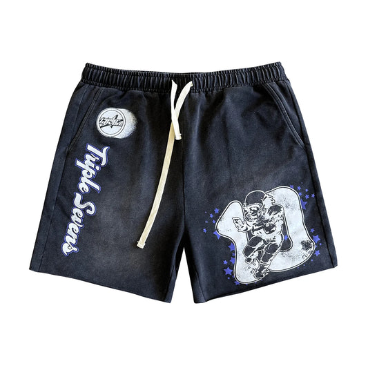 TRIPPLE SEVENS SHORTS ALL STAR BLUE