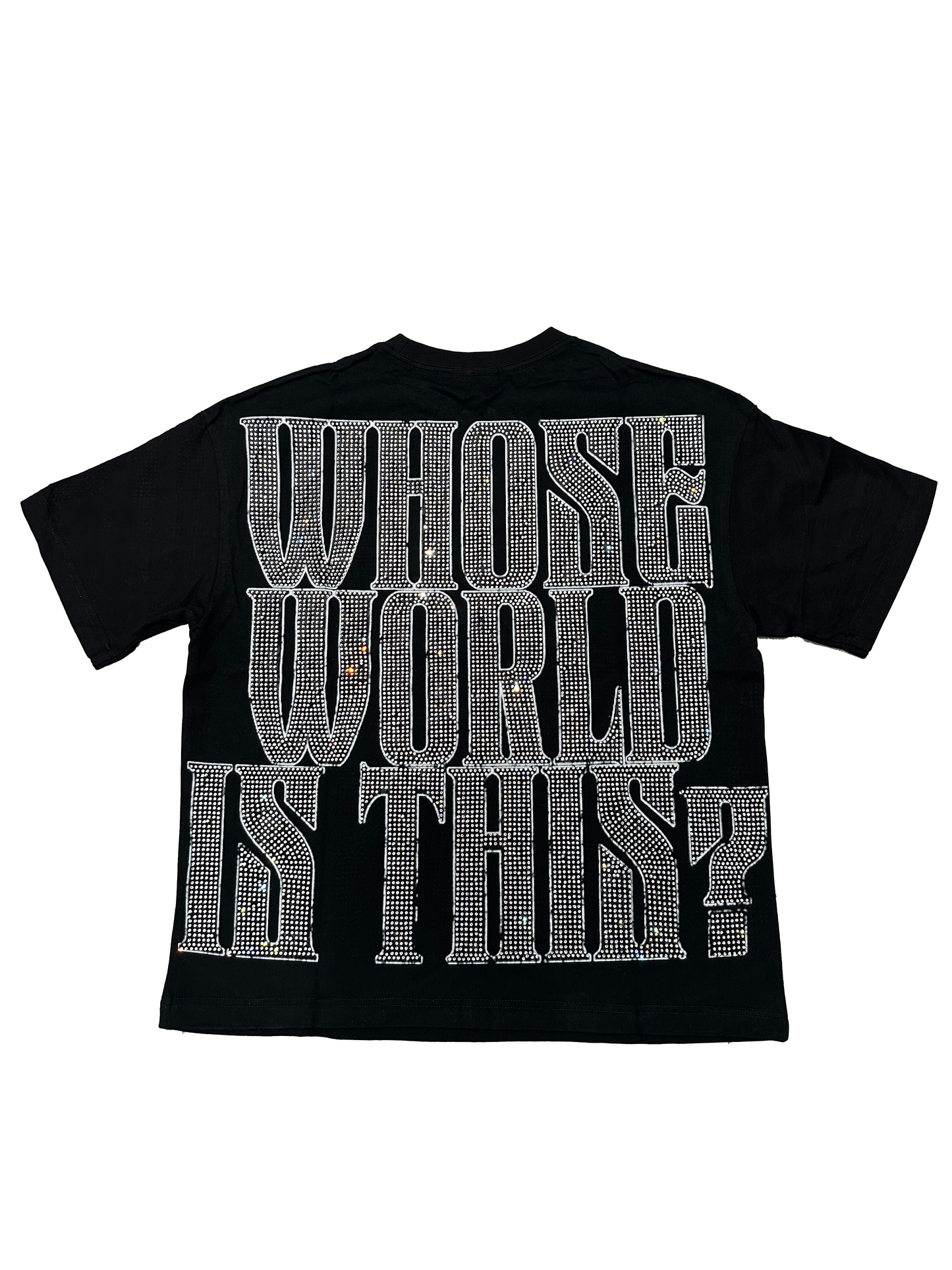 CONCRETE SAINTS WHOSE WORLD RHINESTONE TEE
